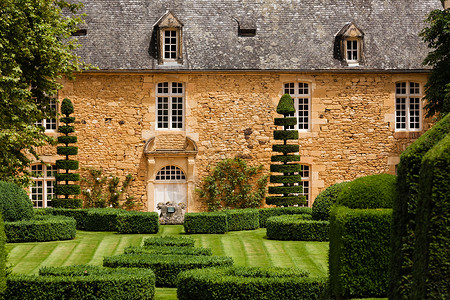 美丽的法国花园高清图片