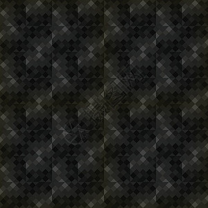 无缝几何背景黑色正方形网络商业技术创造力几何背景反射矢量卡片背景图片