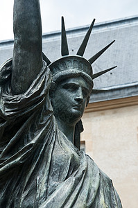 巴黎自由地位组织巴黎自由旅游旅行雕塑雕像青铜博物馆背景图片