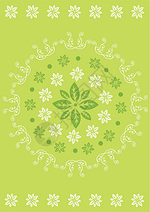 鲜花模式装饰墙纸动物群绿色风格植物花园植物群叶子背景图片