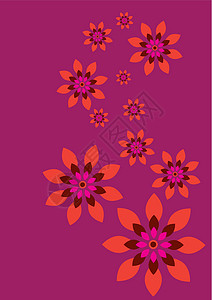 鲜花背景植物紫色风格墙纸植物群动物群花园装饰叶子背景图片