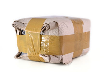 塑料胶带简便包装发送船运盒子纸板胶带运输塑料信使邮件服务背景