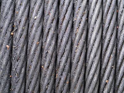 钢铁线绳和油脂工业橙子腐蚀赭石报废废料水平线圈缆绳对角线背景图片