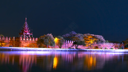 联邦堡垒夜河 曼德勒宫巴斯托背景