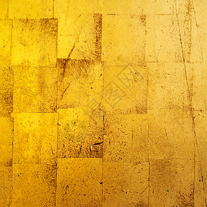 金金抽象背景棕色墙纸黄色水泥辉光奢华金子正方形信仰金叶子背景图片