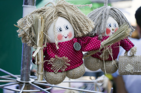 手工制造的纺织品玩具 - 布朗尼高清图片