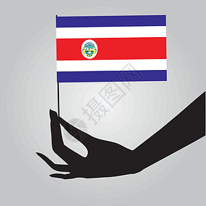 哥斯达黎加船旗国背景图片