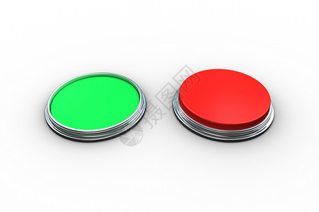 红色和绿色按钮插图数字绘图力量计算机控制背景图片