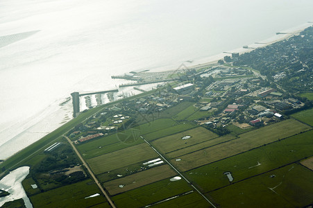 从海国家公园空中查看岛屿海滩公寓海岸航拍泥滩天空鸟瞰图湿地名录背景图片