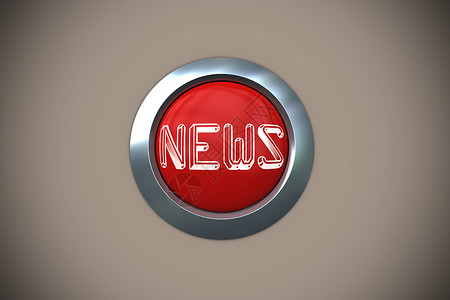 红色灰色小字在数字生成的红色按键上发布新闻背景