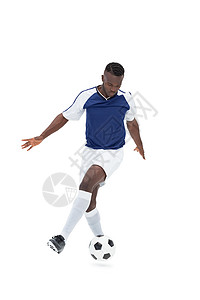 蓝色球衣蓝球球队足球运动员控制球齿轮运动服运动球衣活动男性杯子黑色世界男人背景
