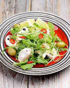 沙律蔬菜美食家小吃辣椒青菜健康饮食生食盘子香料素食背景图片
