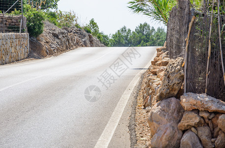 路网马洛卡公路顶峰背景