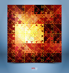 彩色混合抽象模板创造力电脑黑色插图白色三角形横幅网络邀请函艺术背景图片