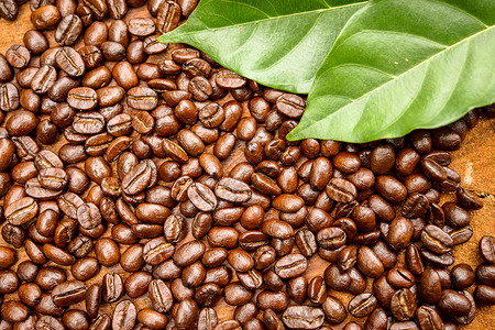 咖啡渍素材木制背景的咖啡豆火锅休闲酿造咖啡馆茶几早餐时光烘烤咖啡厂咖啡公司背景