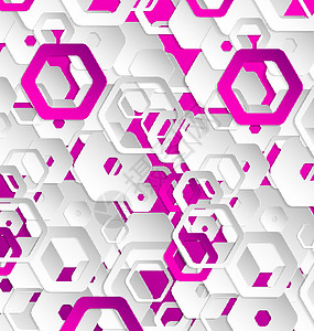 双色抽象纸模板邀请函横幅艺术技术卡片紫色电脑白色商业创造力背景图片