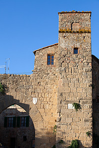 于家石头村城堡复古的高清图片