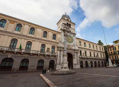 西格诺里广场 帕多瓦旅游建筑学正方形建筑城市旅行背景