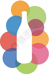 饮料标识标签酒精收藏艺术框架玻璃奢华烈酒包装广告背景图片