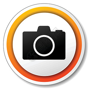 相机按钮素材现代的黄色的高清图片