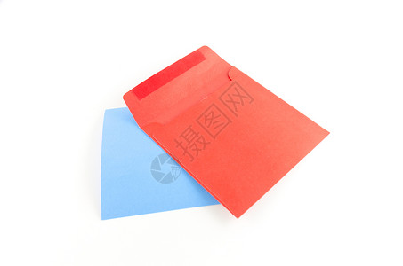 带有注注的内装信封白色正方形邀请函问候语红色邮政庆典商业邮件卡片背景图片