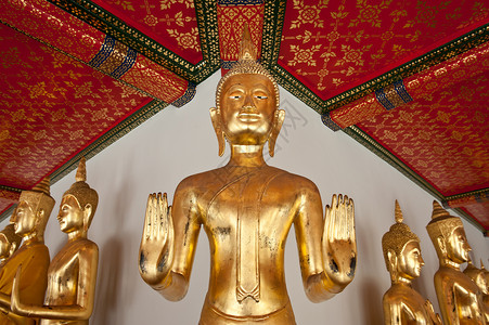 金佛雕像冥想信仰智慧艺术金子崇拜祷告旅行文化精神高清图片