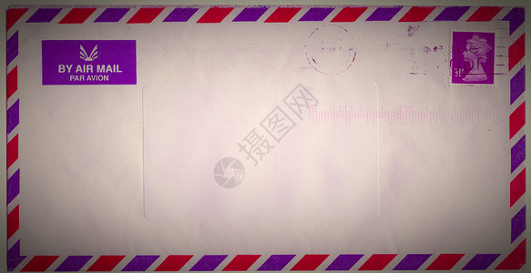 复古信封办公室邮资船运商业邮政通信邮件背景图片