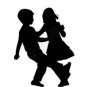 儿童跳舞的一对夫妇背景图片