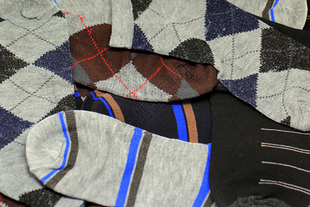 袜子纺织品衣服条纹配饰背景图片