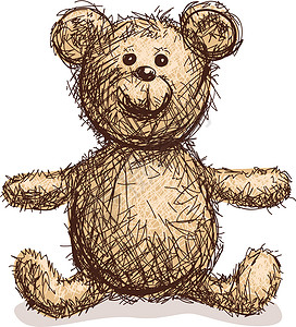 找画熊的素材手画熊设计图片