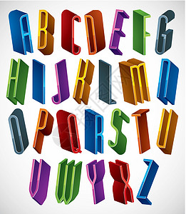 体标题字体3d字体 矢量高的薄字母反光衬线打字稿字形语法书法网络报纸动词圆形设计图片