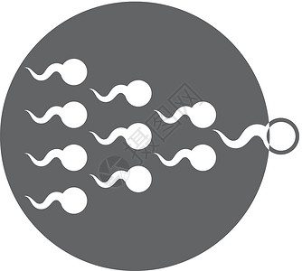 人工授精Sperm 细胞矢量图标被孤立蝌蚪新生活男性克隆生物学大男子性别鬼脸困惑施肥设计图片
