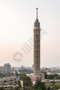 开罗塔景观市中心建筑学街道城市场景夜景首都房屋背景图片