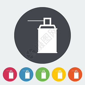 喷洒化学物质清洁工卫生垫圈喷涂白色空白瓶子防腐剂插图洗发水背景图片