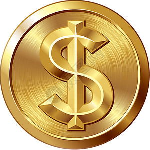 亮闪闪美元拉丝货币运动符号盘子金属形状合金圆圈反射设计图片