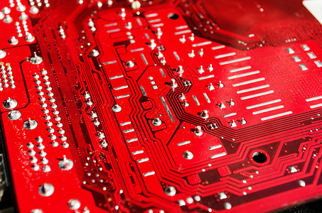 红右书架电气宏观半导体母板电路打印技术硬件电脑电子背景图片