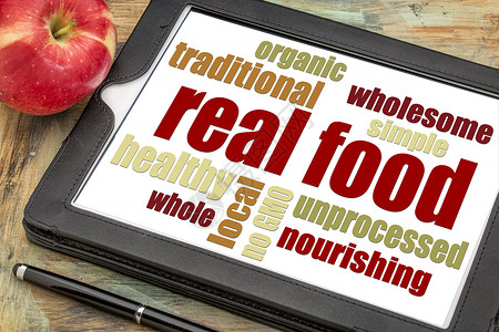 真实食物字云幸福营养饮食数位板药片福利转基因背景图片