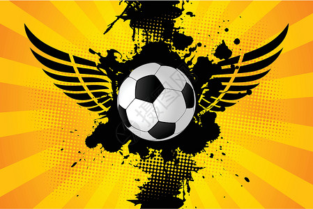 Grunge 足球舞会玩具运动活动游戏踢球圆圈射线印迹皮革乐趣背景图片