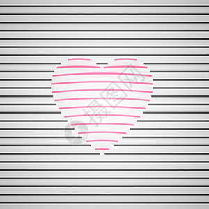 矢量心脏背景白色圆形坡度情感阴影灰色粉色背景图片