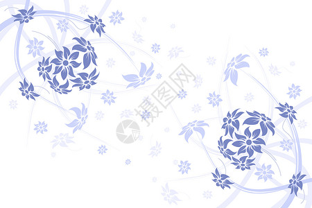 复古镂空雕花框花框框架生日美丽插图边界蓝色装饰品花朵创造力植物标识背景