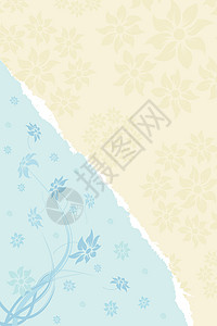 花卉背景蓝色婚礼黄色背景图片