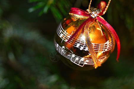 聚乐库勒圣诞树装饰品装饰宏观背景