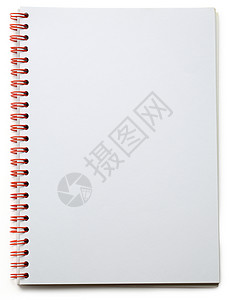 空白笔记板笔记纸螺旋工作室床单会议白色戒指记事本软垫笔记背景图片