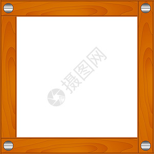 木制框棕色木板木头盘子边界指甲白色控制板照片螺栓背景图片