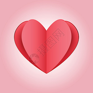 纸张心脏红色感情艺术纸质恋情粉色欲望卡片诱惑热情背景图片