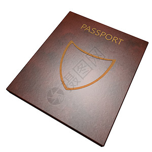 护照国际安全白色鉴别移民世界身份插图蓝色文档背景图片