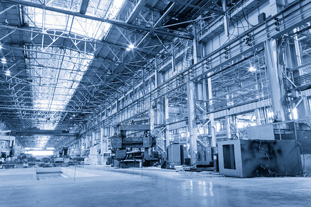 冶金加工工厂机器车间机械店铺质量圆柱技术工业蓝色控制生产输送带背景图片