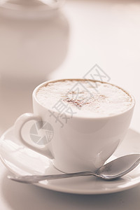 普热兹科尔卡布奇诺杯家庭艺术泡沫奶油咖啡饮料奶泡热牛奶杯子用具背景