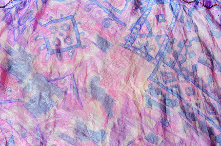 丝绸织蓝色材料织物紫色布料背景图片