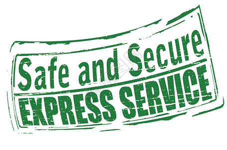 安全可靠服务就业绿色矩形星火墨水工作泊位橡皮担保背景图片